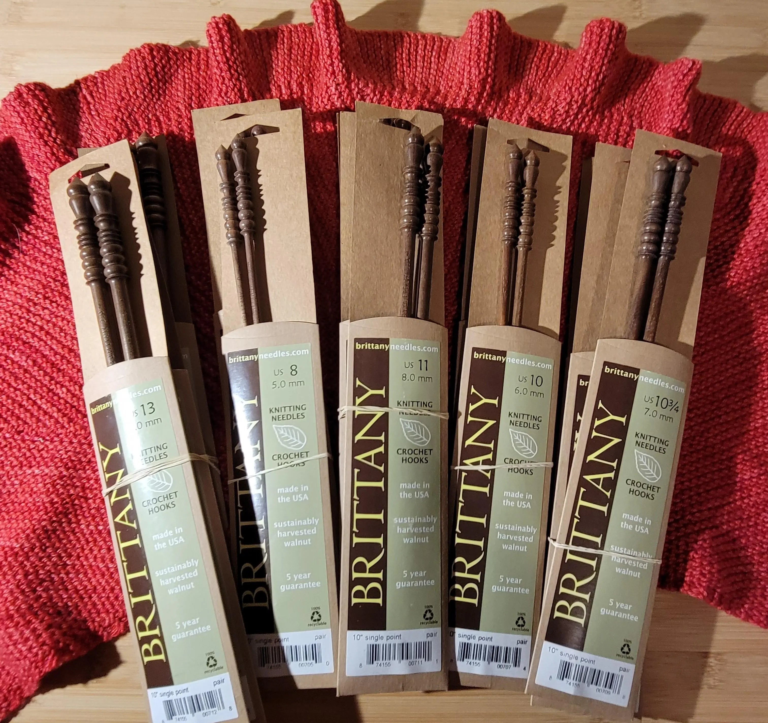 Victorian Walnut Straight 10 Inch Yarn Traveler & Haberdashery