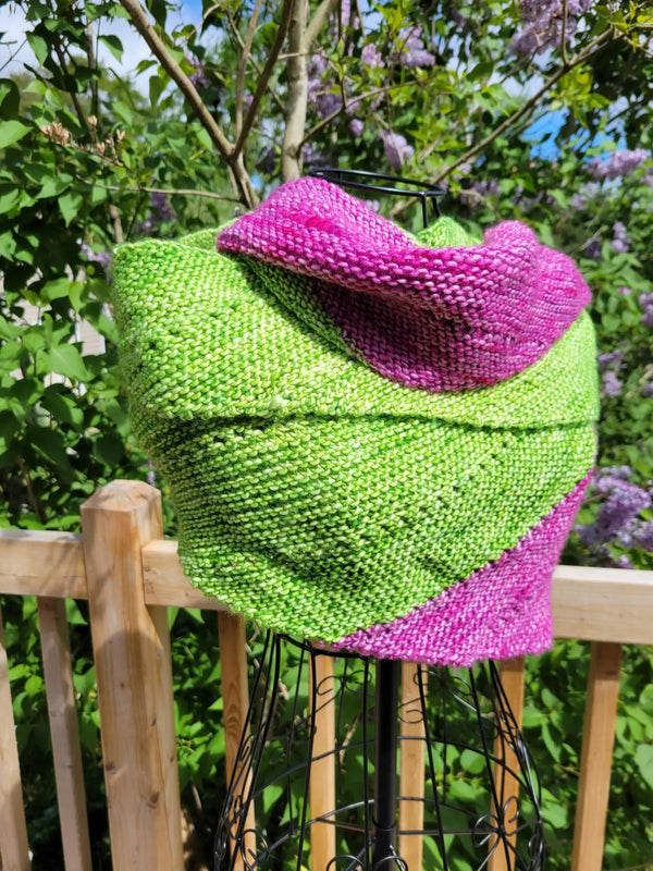 Pattern: Solstice Shawl (Asymmetrical) Yarn Traveler & Haberdashery