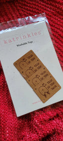 Garment Tag (this is the back) Yarn Traveler & Haberdashery