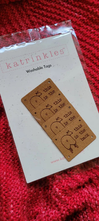 Garment Tag (this is the back) Yarn Traveler & Haberdashery