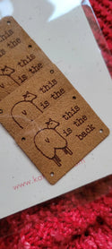 Garment Tag (this is the back) Yarn Traveler & Haberdashery