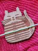 Cat Yarn Gauge & WPI Yarn Traveler & Haberdashery