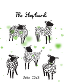 Sheep: Digital Prints for (DTG) T-Shirts & Totes
