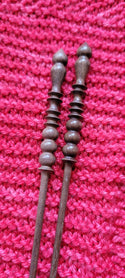 Brittany Victorian Walnut US 3 (3.25 mm) 10 inch Yarn Traveler & Haberdashery