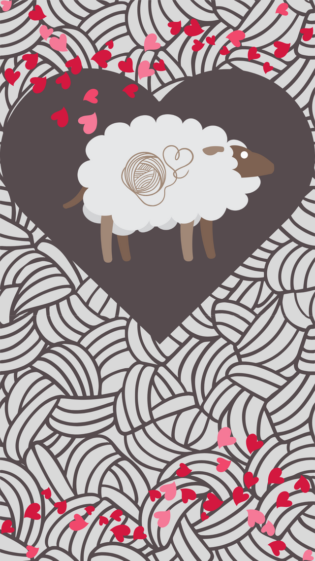 Cell Phone Wallpaper Art: Sheeping Around