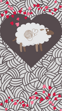 Cell Phone Wall Paper Art: Sheeping Around