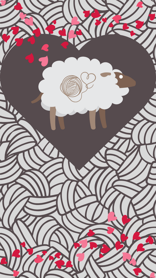 Cell Phone Wall Paper Art: Sheeping Around