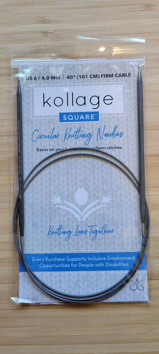 Kollage Circular Firm US 6 (4.0 mm) 40 inch/101 cm Yarn Traveler & Haberdashery