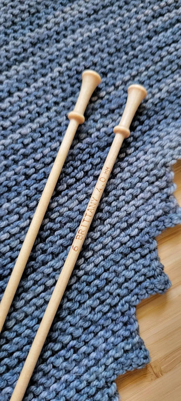 Brittany Birch Straight Needles US 6 (4.00 mm) 14 inches Yarn Traveler & Haberdashery