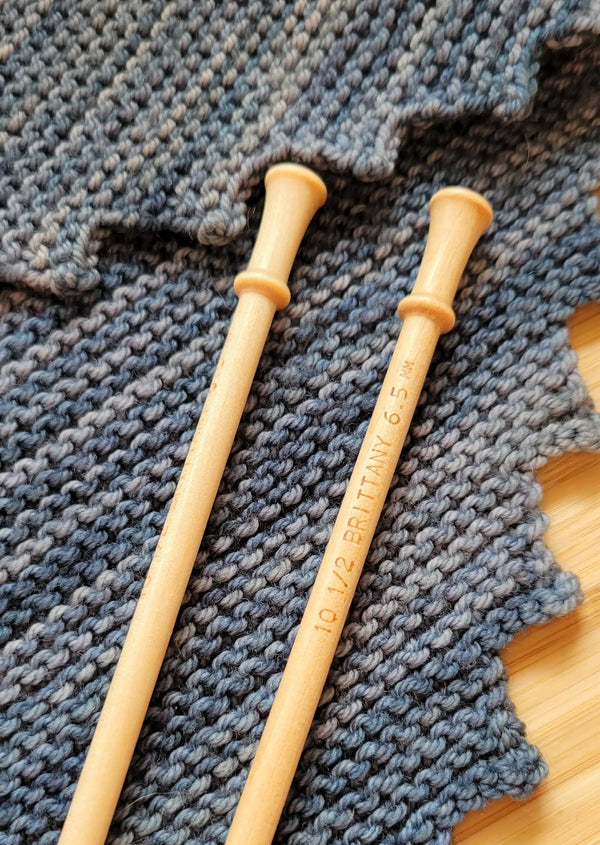 Brittany Birch Straight Needles US 10 1/2 (6.5 mm) 14 inch Yarn Traveler & Haberdashery