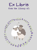 Bookplates: Ex Libris Sheep Yarn Traveler & Haberdashery