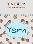 Bookplates: Ex Libris Sheep Yarn Traveler & Haberdashery