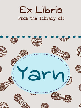 Bookplates: Ex Libris Sheep Yarn Traveler & Haberdashery