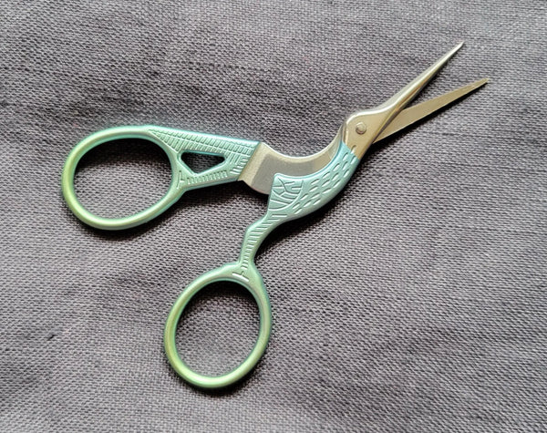 Embroidery Scissors (Small Crane) Yarn Traveler & Haberdashery