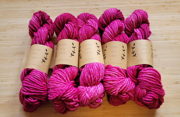 Lichen and Lace 80/20 Bulky Yarn Traveler & Haberdashery