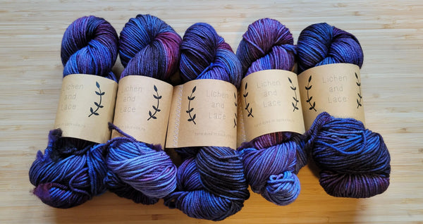 Lichen and Lace Superwash Merino Worsted Yarn Traveler & Haberdashery