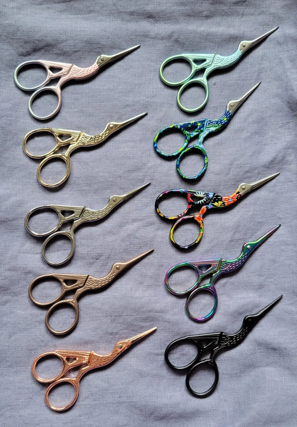 Embroidery Scissors (Small Crane) Yarn Traveler & Haberdashery