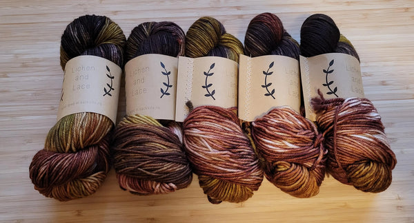 Lichen and Lace Superwash Merino Worsted Yarn Traveler & Haberdashery