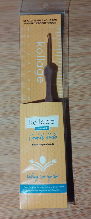 Kollage Pointed Tip Crochet Hook (US C/2.75 mm) Yarn Traveler & Haberdashery
