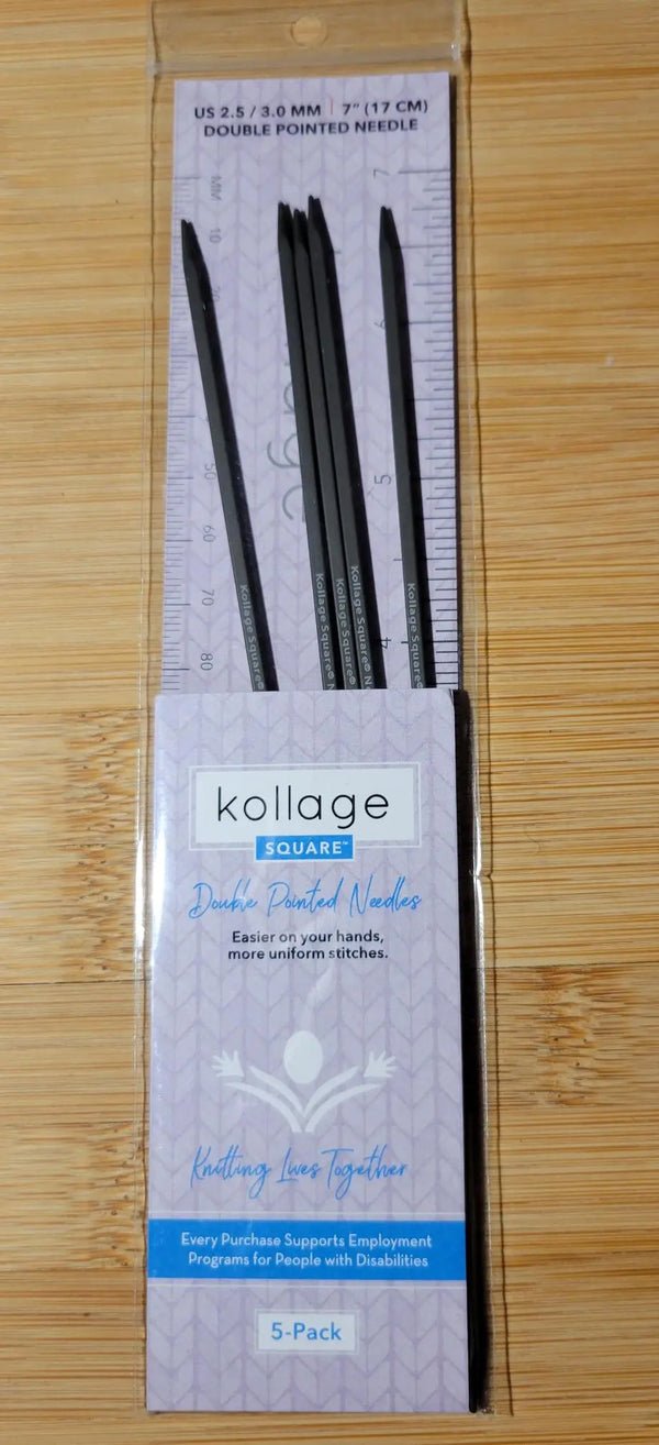 Kollage Double Pointed US 2.5 (3.0 mm) 7 inch/17 cm Yarn Traveler & Haberdashery