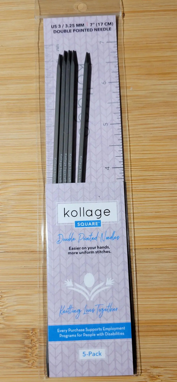 Kollage Double Pointed US 3 (3.25 mm) 7 inch/17 cm Yarn Traveler & Haberdashery