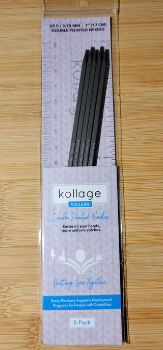 Kollage Double pointed US 5 (3.75 mm) 7 inch/17 cm Yarn Traveler & Haberdashery