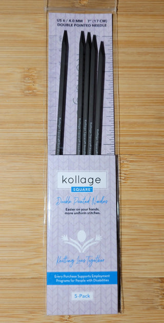Kollage Double Pointed US 6 (4.0 mm) 7 inch/17 cm Yarn Traveler & Haberdashery