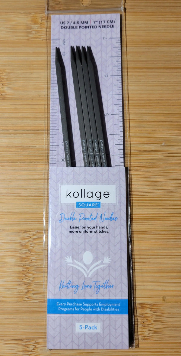 Kollage Double Pointed US 7 (4.5 mm) 7 inch/17 cm Yarn Traveler & Haberdashery