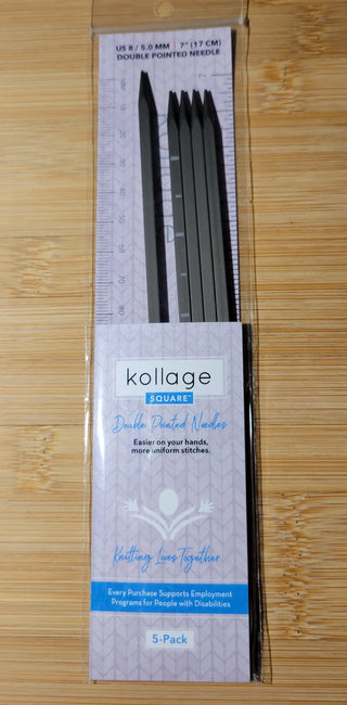 Kollage Double Pointed US 8 (5.0 mm) 7 inch/17 cm Yarn Traveler & Haberdashery