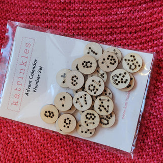 Advent Calendar Button Set (1-25) Yarn Traveler & Haberdashery