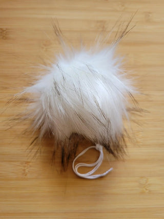 Faux Fur Pompoms Artic Fox Yarn Traveler & Haberdashery