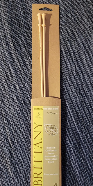 Brittany Birch Straight Needles US 5 (3.75 mm) 14 inch Yarn Traveler & Haberdashery