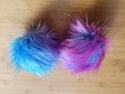 Faux Fur Pompoms Cotton Candy Yarn Traveler & Haberdashery