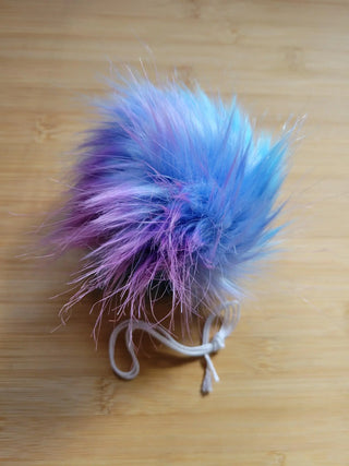 Faux Fur Pompoms Cotton Candy Yarn Traveler & Haberdashery