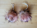 Faux Fur Pompoms Flamingo Yarn Traveler & Haberdashery
