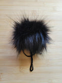 Faux Fur Pompoms Panther Yarn Traveler & Haberdashery