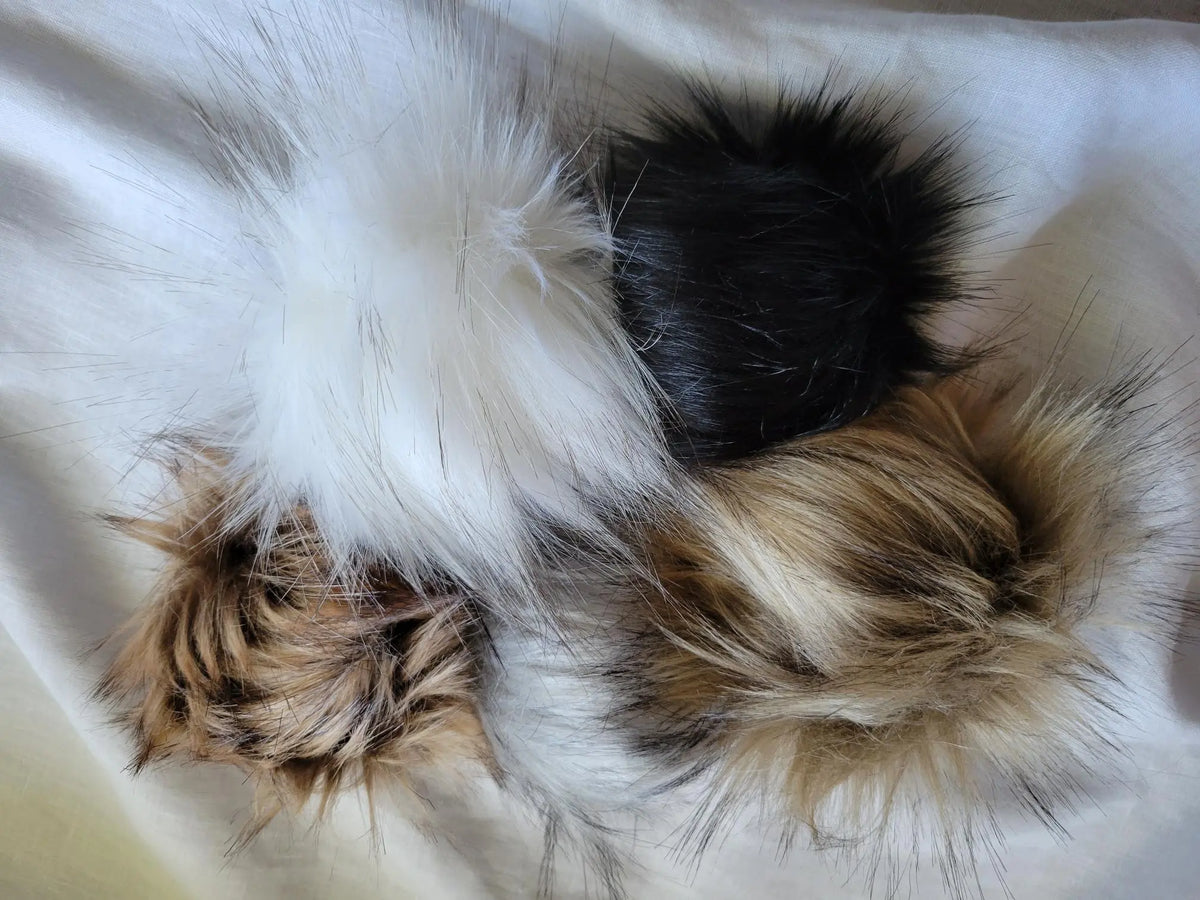 Faux Fur Pompoms