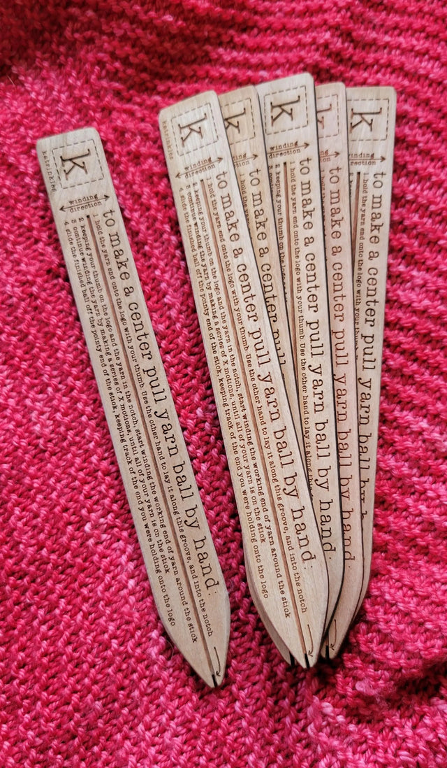 Center Pull Yarn Winding Stick (Tool) Yarn Traveler & Haberdashery