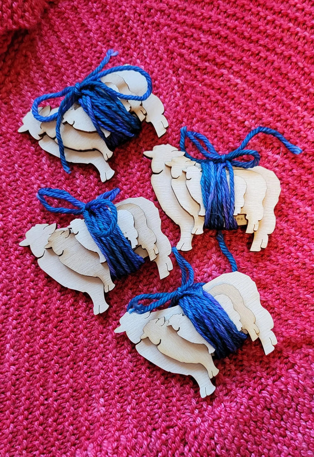 Sheep Yarn Bobbins Yarn Traveler & Haberdashery