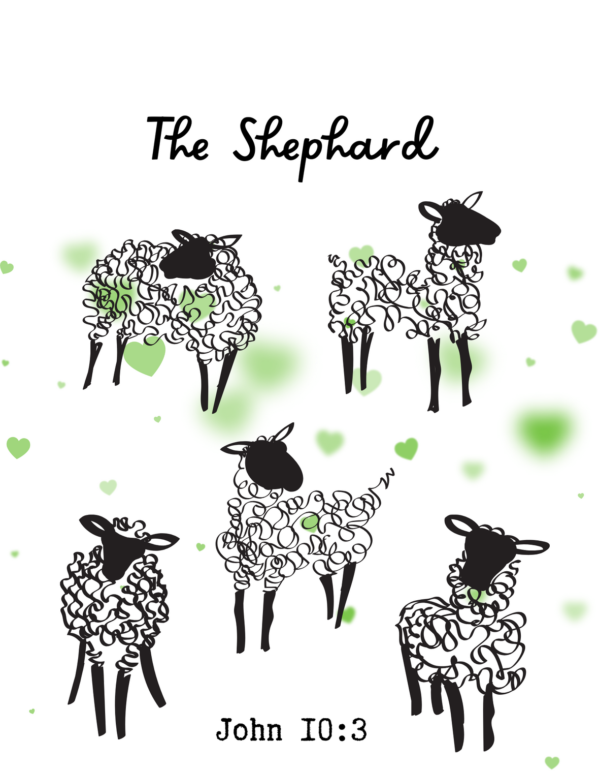 Digital Prints for (DTG) T-Shirts & Totes: Sheep & Supporting Canadian Made
