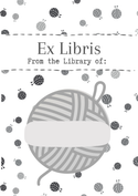 Bookplate: Ex Libris for Sheep & a Cat with Love