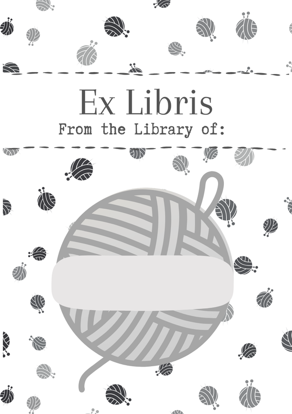 Bookplate: Ex Libris for Sheep & a Cat with Love