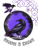 Digital Downloads (DTG) T-Shirts & Totes Front: Ravens & Crows Supporting Canadian Made