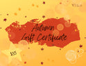 Yarn Traveler & Haberdashery Autumn Gift Card/Certificate Yarn Traveler & Haberdashery