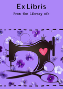 Bookplate: Ex Libris for Sewing Love