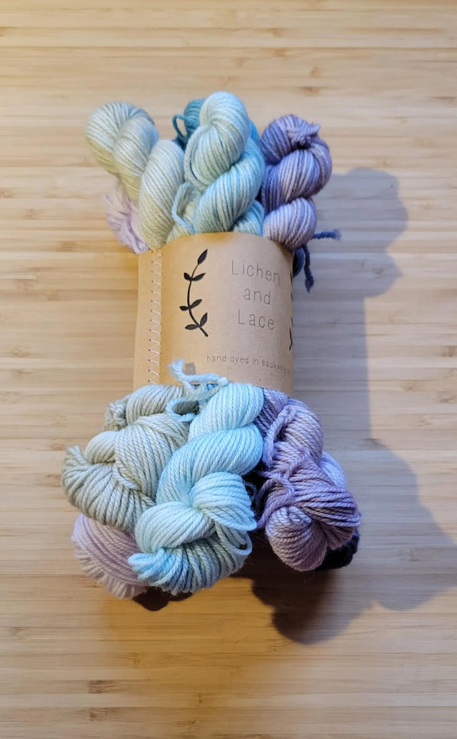 Lichen and Lace Fade Set Yarn Traveler & Haberdashery
