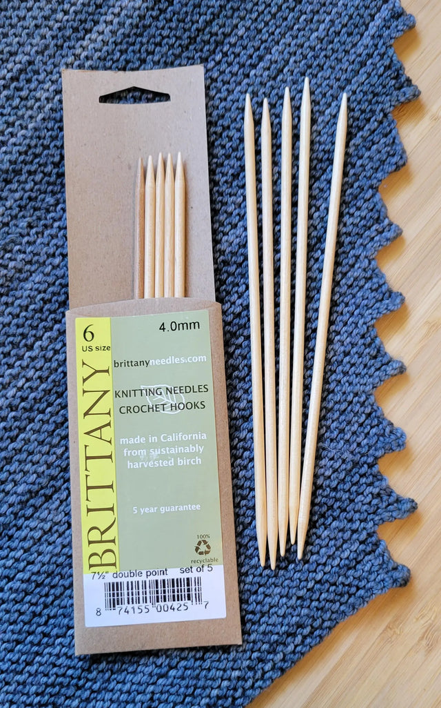 Brittany Birch DP Needles US 6 (4.0 mm) 7.5 Inch Yarn Traveler & Haberdashery