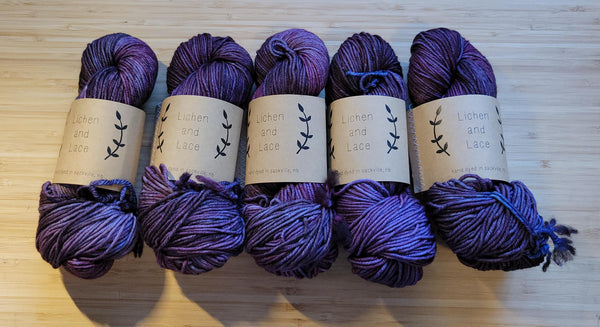 Laine peignée mérinos superwash Lichen and Lace