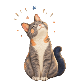 Playful cat with yarn