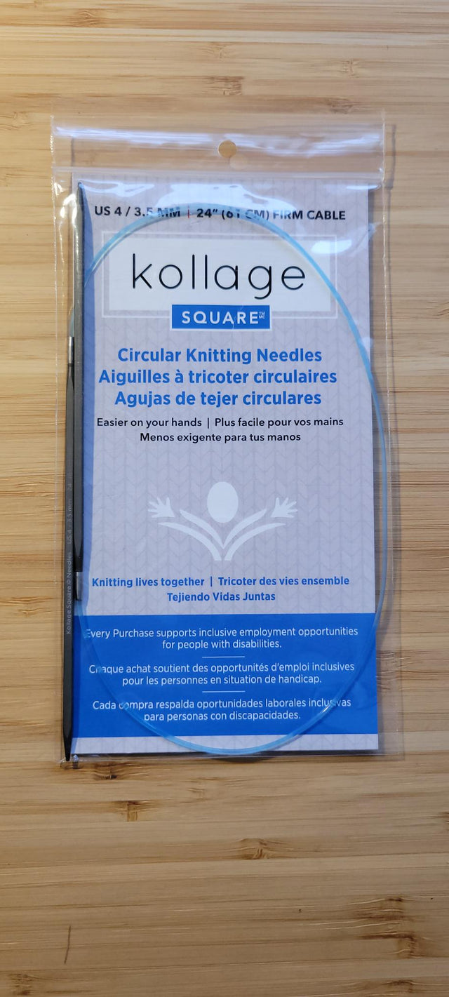 Kollage Circular Firm US 4 (3.50 mm) 24 inch/61 cm